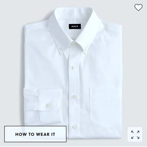 Slim Bowery wrinkle-free stretch cotton shirt - Size Large